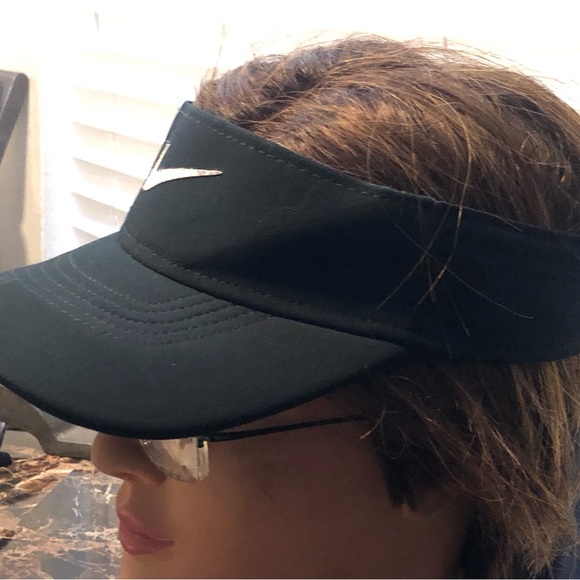 Nike Adult Unisex Performance Sports Dri-Fit Swoosh Adjustable Visor - Picture 10 of 16